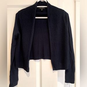 Banana Rep silk knit cropped cardigan